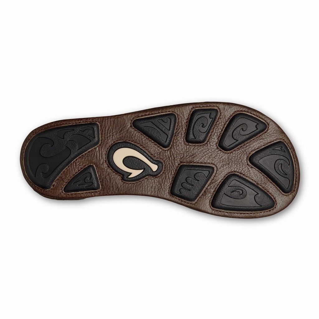 Sandalias Olukai Hiapo - Chanclas Hombre Cafes 20354-107